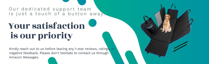 4-in-1 Dog Car Seat Cover Protector – Versatile, Durable & Travel Friendly