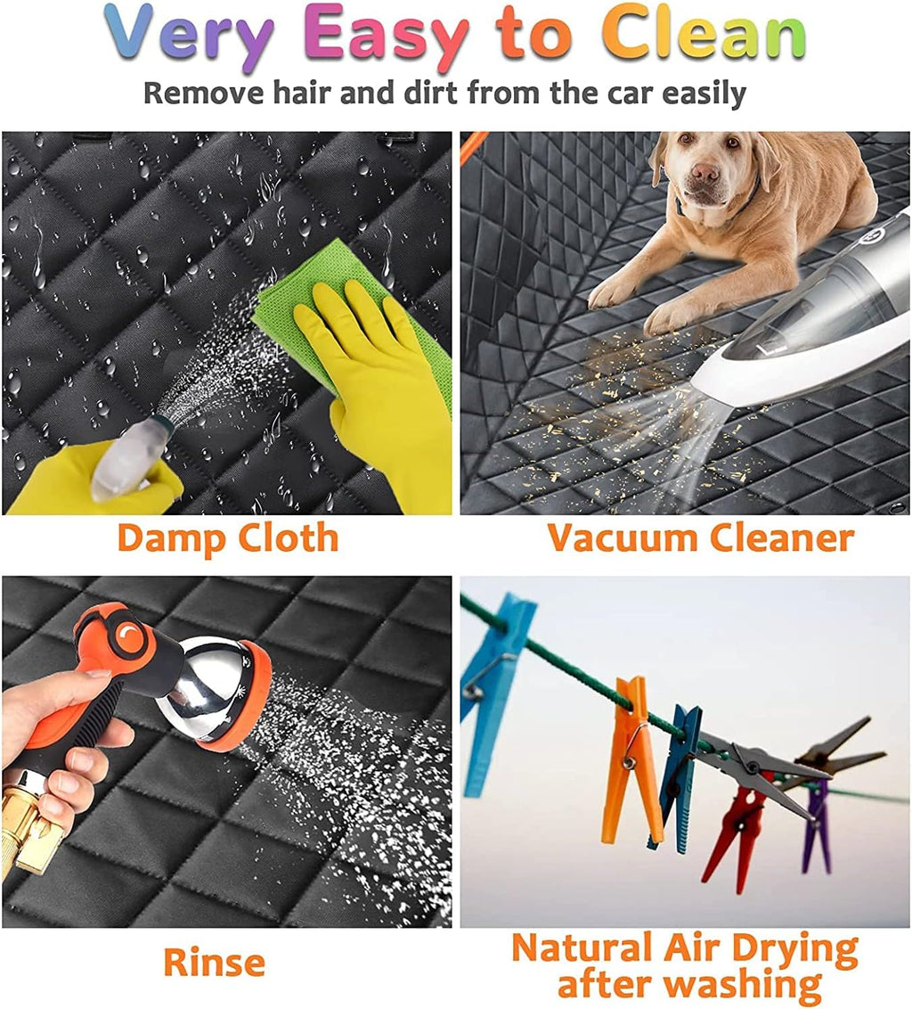 5-in-1 Dog Car Seat Cover Protector – Heavy Duty, Waterproof & Easy-Clean Design