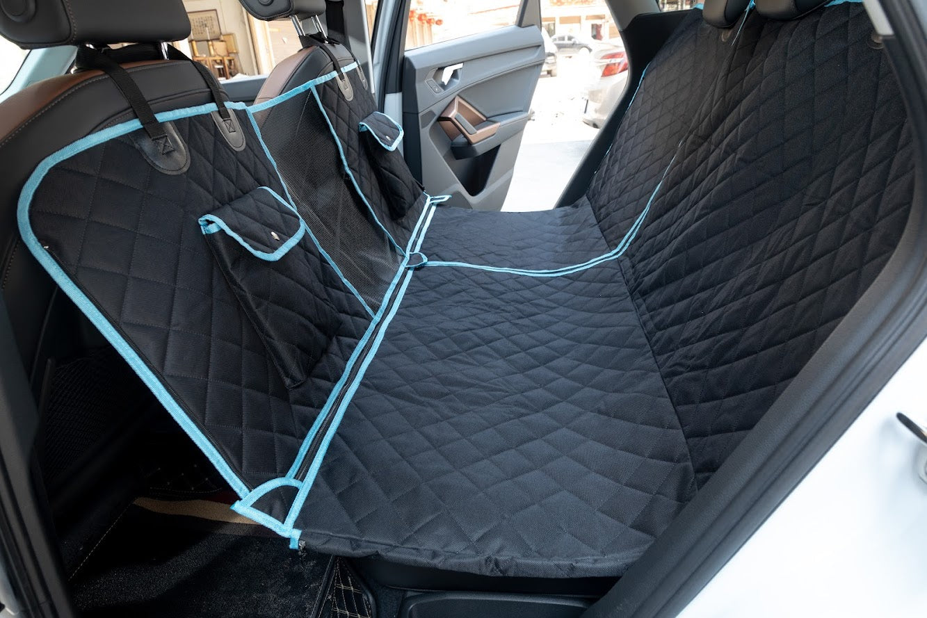 6-in-1 Dog Car Seat Cover Protector – Waterproof, Scratch-Proof & Non-Slip Travel Mat