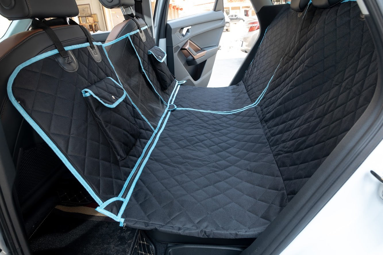 6-in-1 Dog Car Seat Cover Protector – Waterproof, Scratch-Proof & Non-Slip Travel Mat