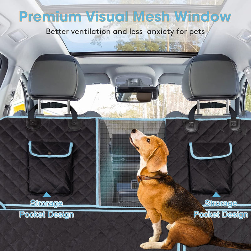 6-in-1 Dog Car Seat Cover Protector – Waterproof, Scratch-Proof & Non-Slip Travel Mat