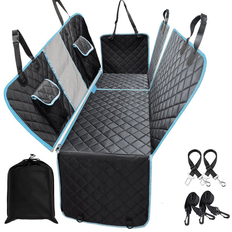 6-in-1 Dog Car Seat Cover Protector – Waterproof, Scratch-Proof & Non-Slip Travel Mat
