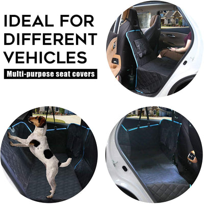 4-in-1 Dog Car Seat Cover Protector – Versatile, Durable & Travel Friendly