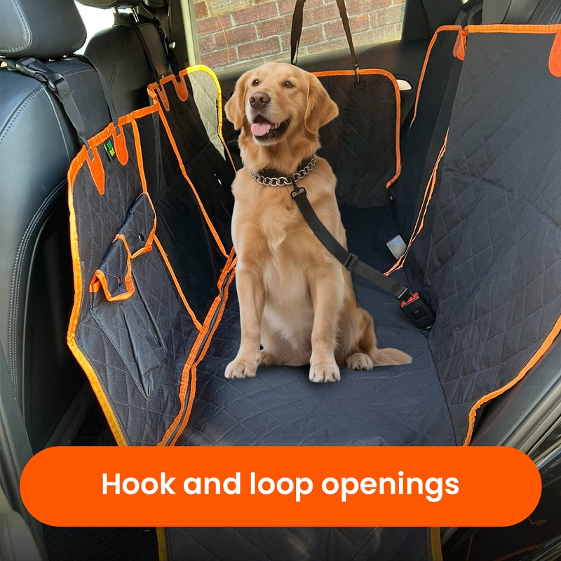5-in-1 Dog Car Seat Cover Protector – Heavy Duty, Waterproof & Easy-Clean Design