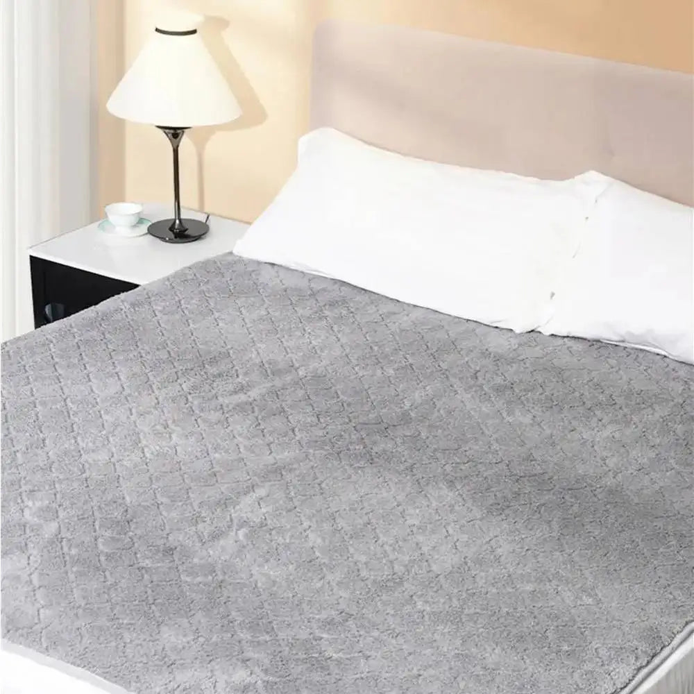 Electric Heated Blanket – 1.8×1.2m Washable Under Blanket with 9 Heat Settings & Timer