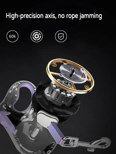 LED Retractable Dog Leash with Built-In Light – 3M/5M Durable Pet Leash for Small, Medium & Large Dogs and Cats